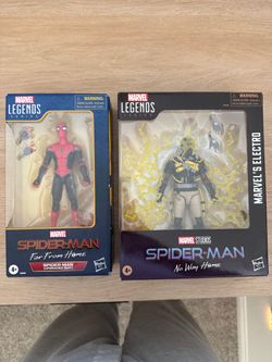 Marvel Legends Spiderman and Electro new in box