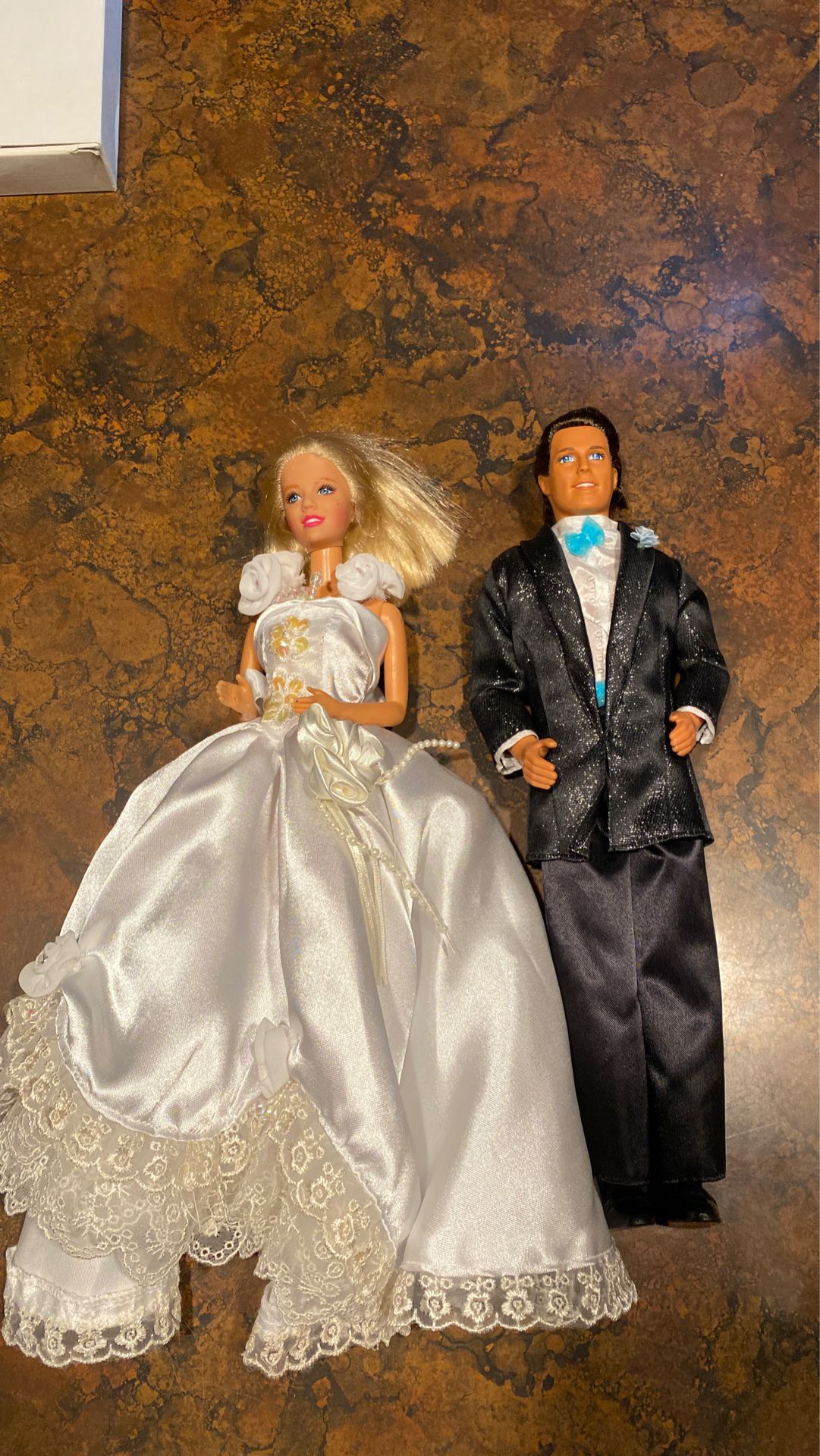 Barbie and Ken bride and groom