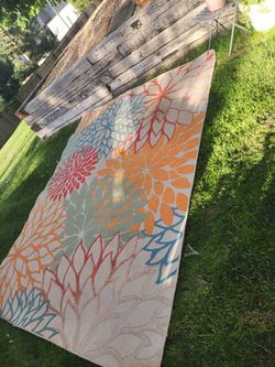 Huge area outdoor rug
