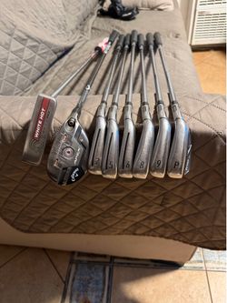 TaylorMade M5 Irons 5-PW + 4 hybrid+ putter| KBS Max 85 Stiff Shafts | JumboMax Grips | Excellent Condition