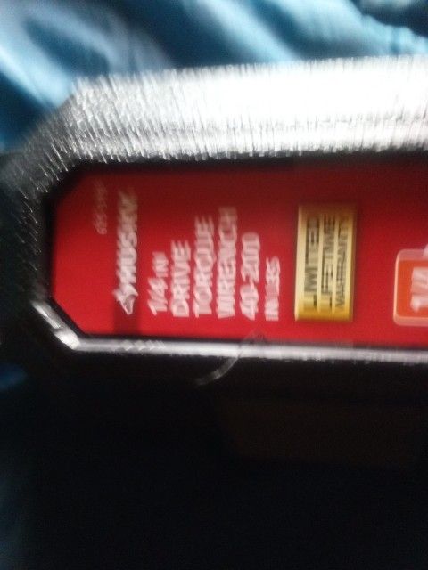 1\4 '' Drive Torque Wrench