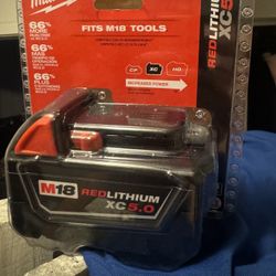Milwaukee M18 Battery Xc5.0