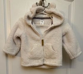 Carter's Baby Bear Teddy Fleece Zip-Up Hooded Jacket