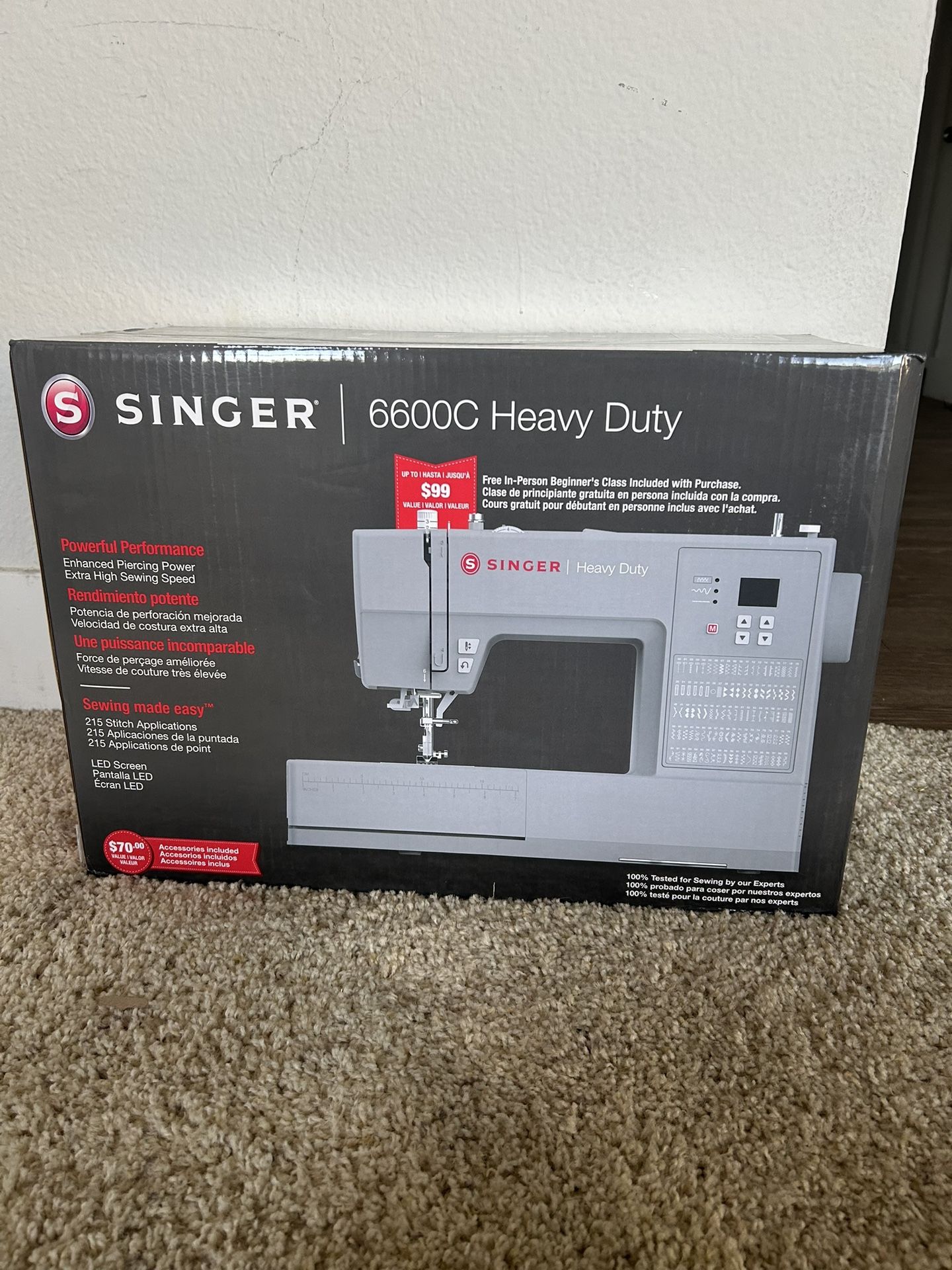 SINGER® Heavy Duty 6600C Sterling Sewing Machine