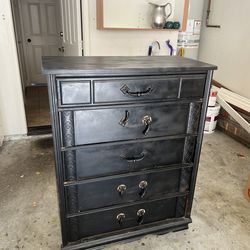 Victorian black dresser
