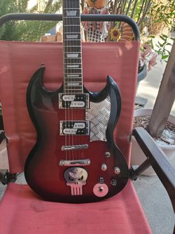 Glen Burton Wine Burst Guitar