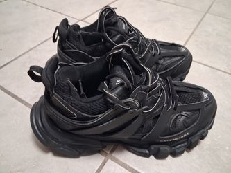 Balenciaga Track Sneakers All Black Size 38