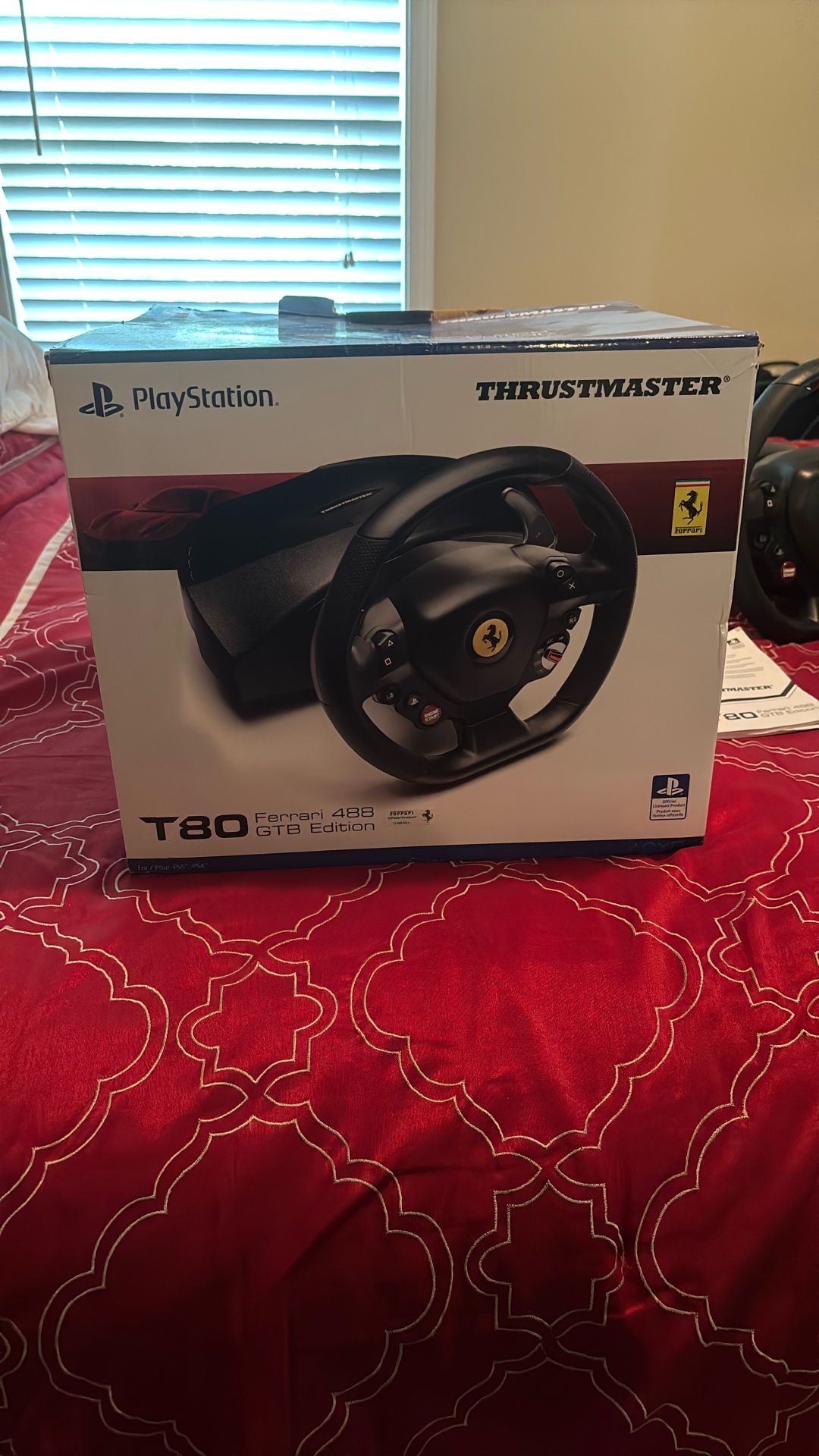 PlayStation ThrustMaster T80Ferrari 488 GTB Edition
