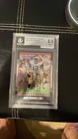 2001 Bowman chrome trading card