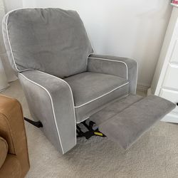 Recliner/Rocker for late night baby care