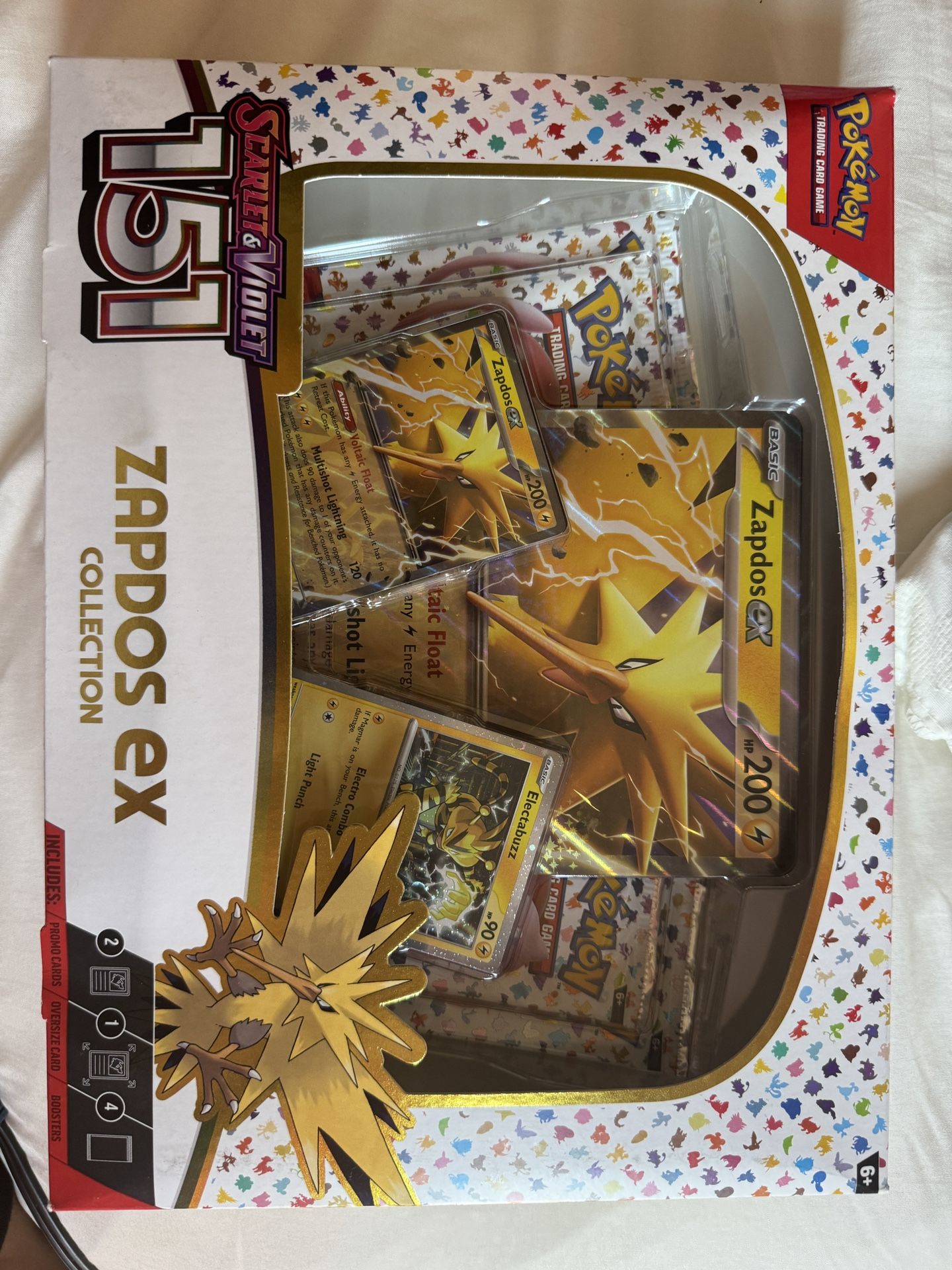 Pokemon 151 Zapdos Ex Box