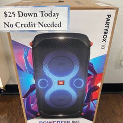 JBL Partybox 110 Bluetooth Speaker New - PAYMENTS AVAILABLE With $25 DOWN