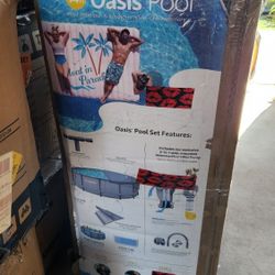 14 x 42.  funsicle oasis pool