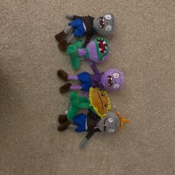 Plants Vs Zombie Plushies