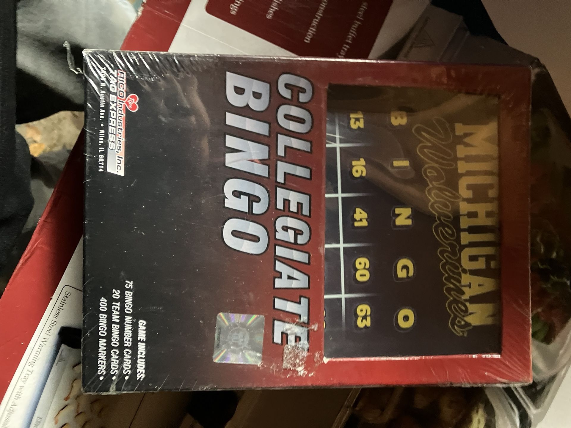 Michigan Bingo Game