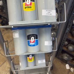 Yellow and blue Optima battery