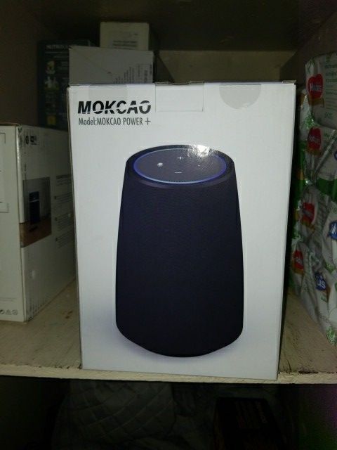 MOKCAO POWER+ Cordless Speaker with Battery Base for Amazon Echo Dot 2nd Generation,