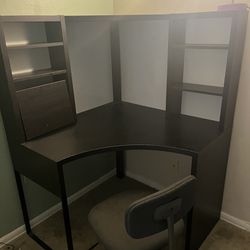 IKEA Black Corner Desk