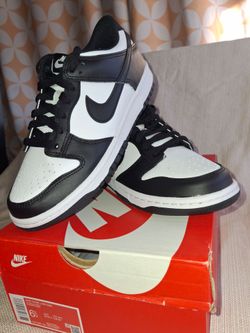 Nike Dunk Panda Low Youth Size 6.5 Women's 8 Shoes Black/White, CW1590-100