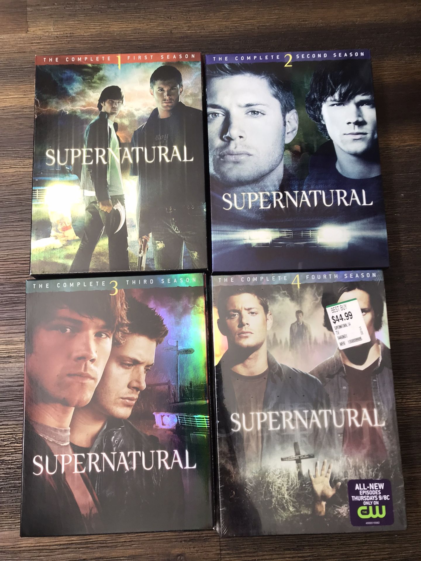 Supernatural Seasons 1-4 DVD