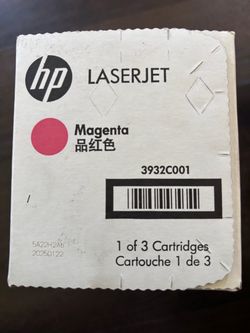 Magenta toner $90