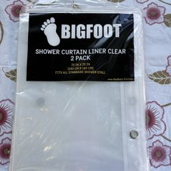 Shower liner curtain 