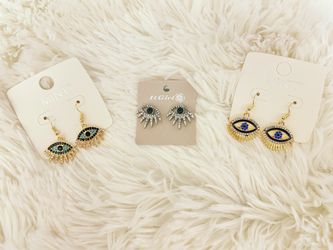 Evil Eye Earrings 