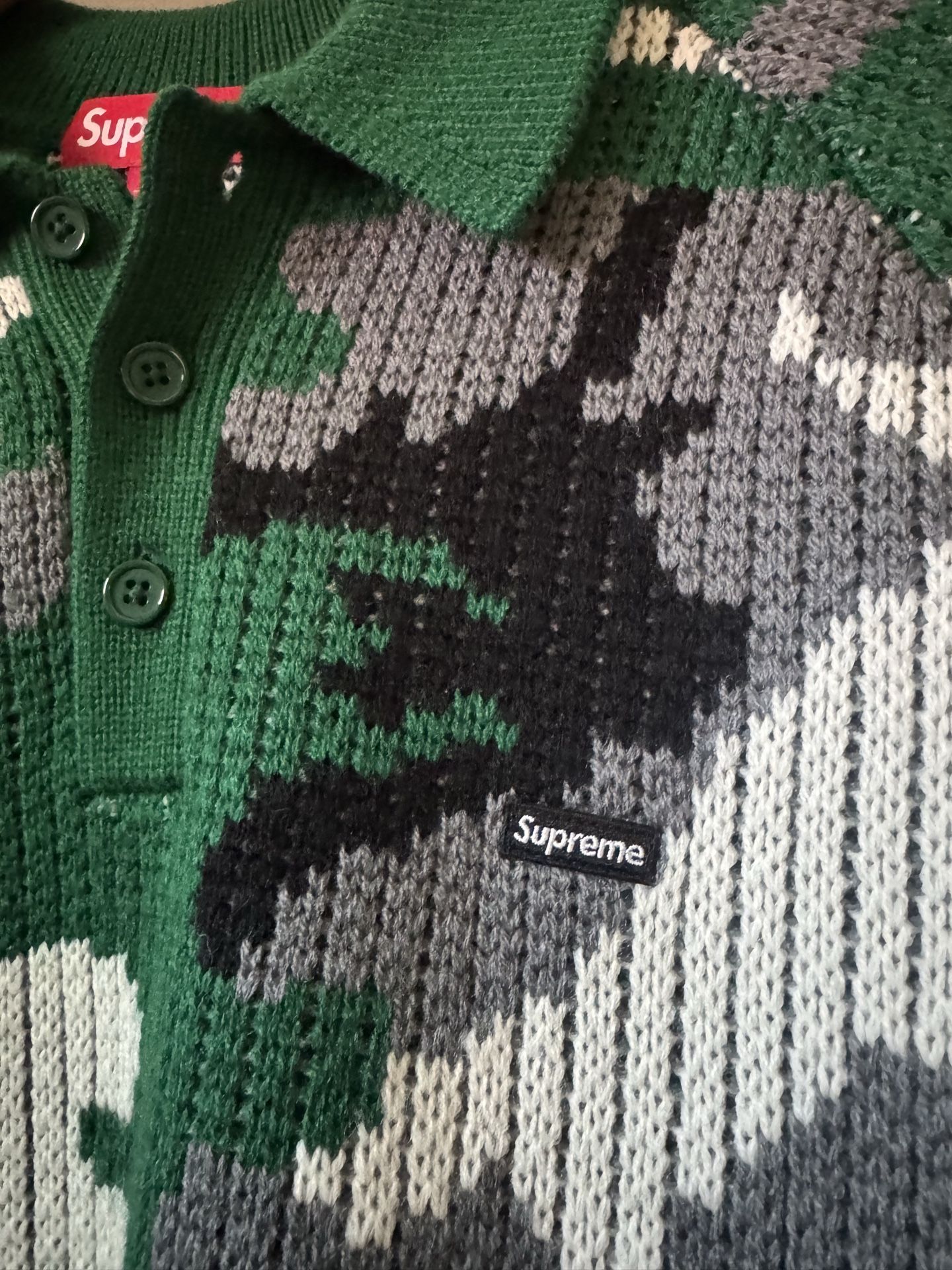 Supreme Small Box Polo Sweater