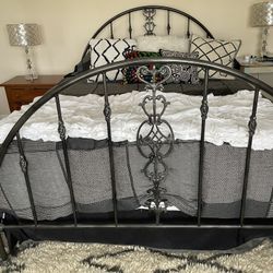 Black Metal Bed Frame- King