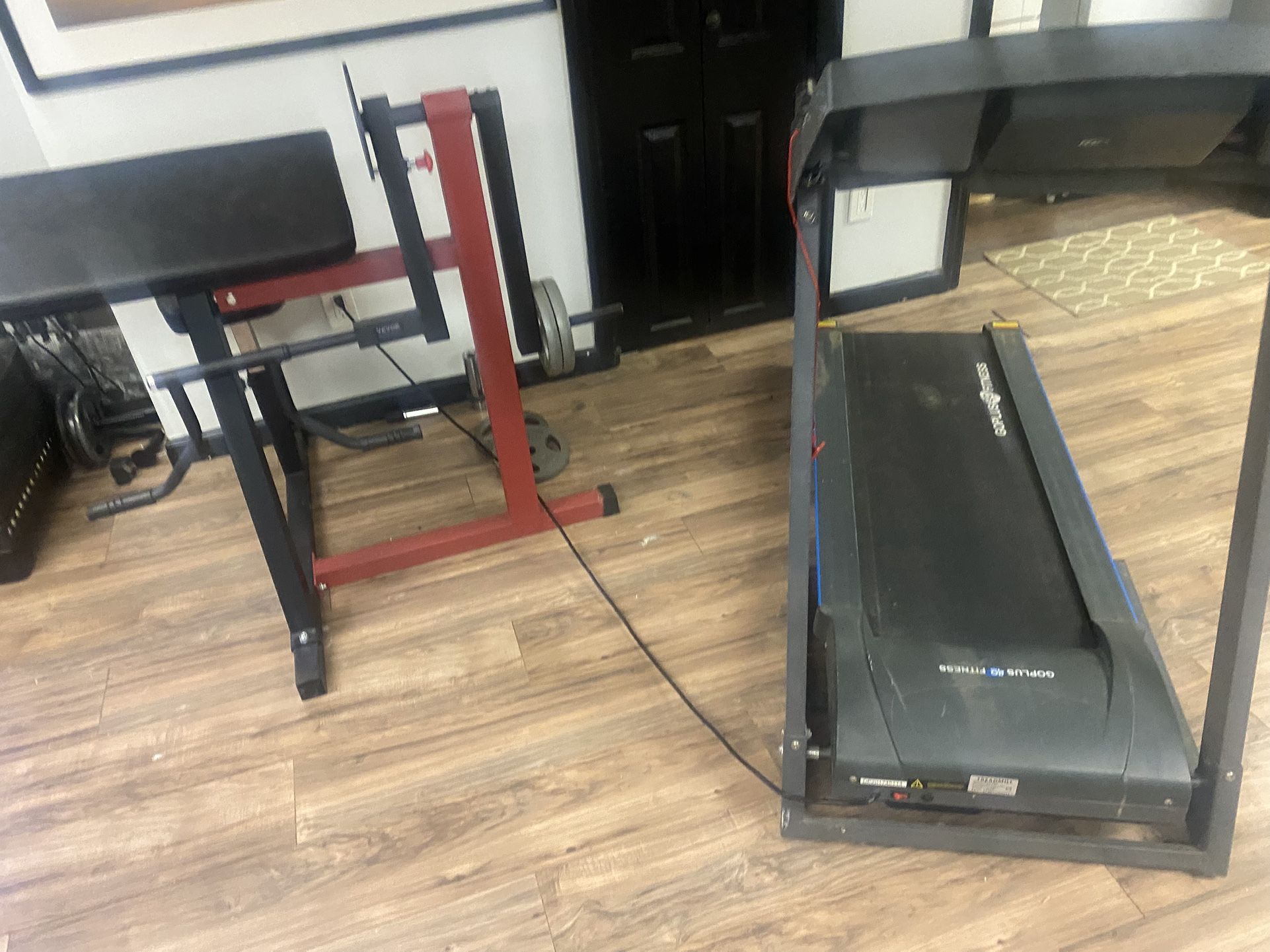 Gym Set Everything For Sell Also Have A Chest Press Machine Can Send Picture