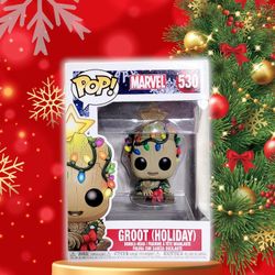 Funko Pop! Groot (Holiday) Marvel Bobble-Head Figurine #530