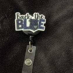 Back The Blue Badge