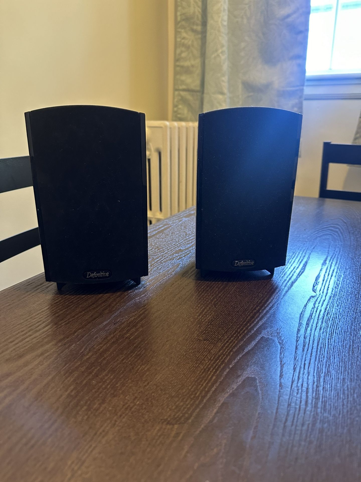 2 Definitive Home Theater Speakers