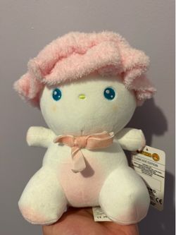 🐑 Gatcha Clawcade Edition White Lamb Plush NWT — Claw Machine Prize