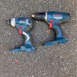 Bosch Compact Drill And Impact Driver 18v