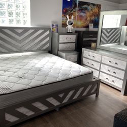 KING 5PC BEDROOM SET ON SALE JUEGO DE CAMA EN KING EN VENTA OFFER ENDS 11/25!!!!**** 