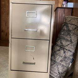No Lock 2 Drawer Metal Filing Cabinet 
