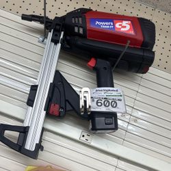 Powers Track-It C5 Nailer W/battery & Charger In Case 