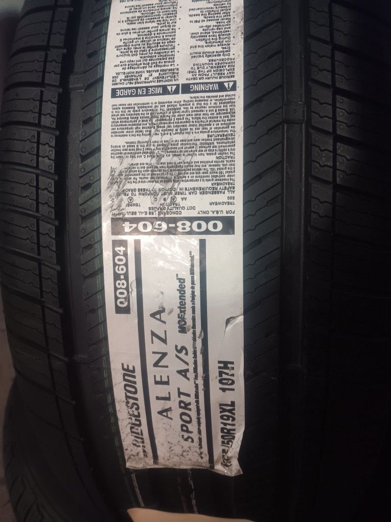 19" Bridgestone ALENZA