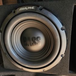 Alpine 12 inch subwoofer