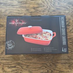 Hell's Kitchen Rectangular Cover Casserole 4Quart