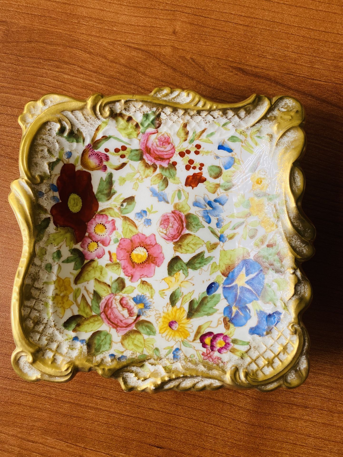 Hammersley Bone China Dish Gold Trim