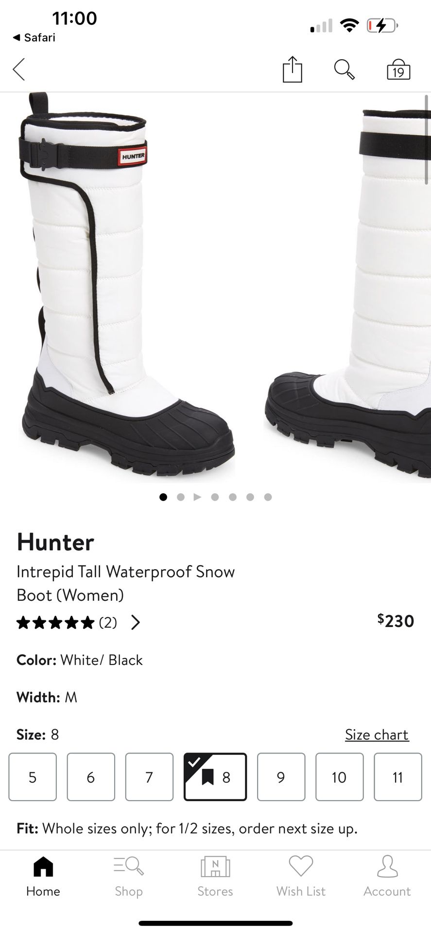 Hunter Waterproof Snow Boots 