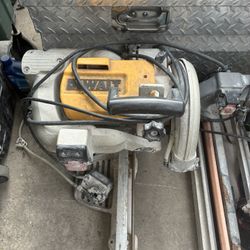 Dewalt Tile Saw/ridget Tile Saw
