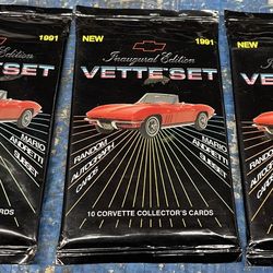 3 Packs Of Vette set Cards-$25 For All