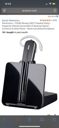 Plantronics CS540 Headset