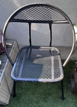 2 Vintage Black MCM Salterini Patio Chairs Outdoor Super Sturdy In Sherman Oaks