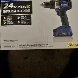 Kobalt 24v Max Brushless Cordless Power Drill