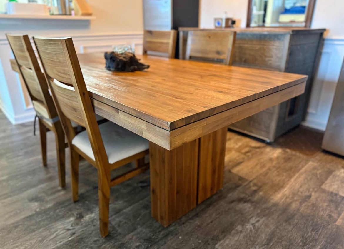 Beautiful Solid Wood Table Set