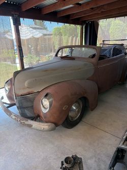 1940 mercury convertible sedan old custom